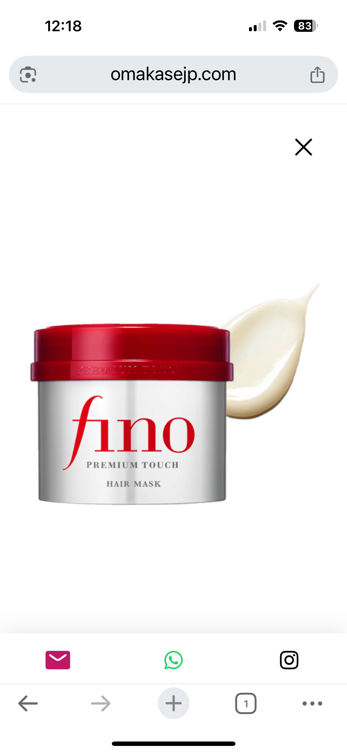 Fino Premium Touch Hair Mask treatment
