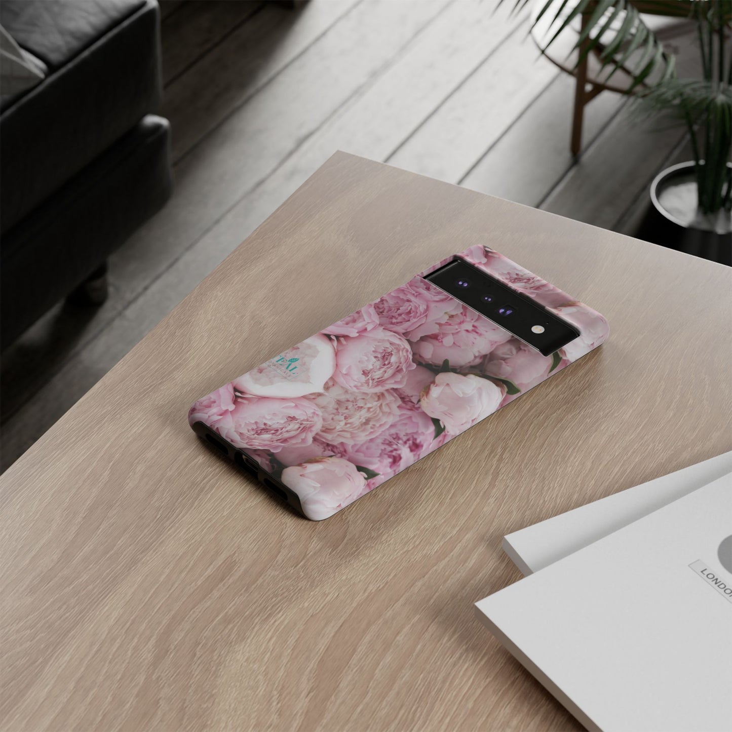 Pink Peonies Bouquet Phone Case Iphone and Android