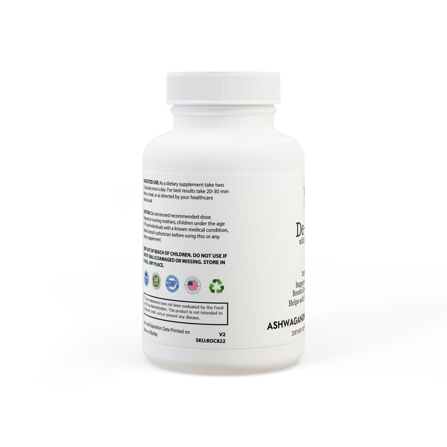 De-Stress with Ashwagandha  (60 capsules)