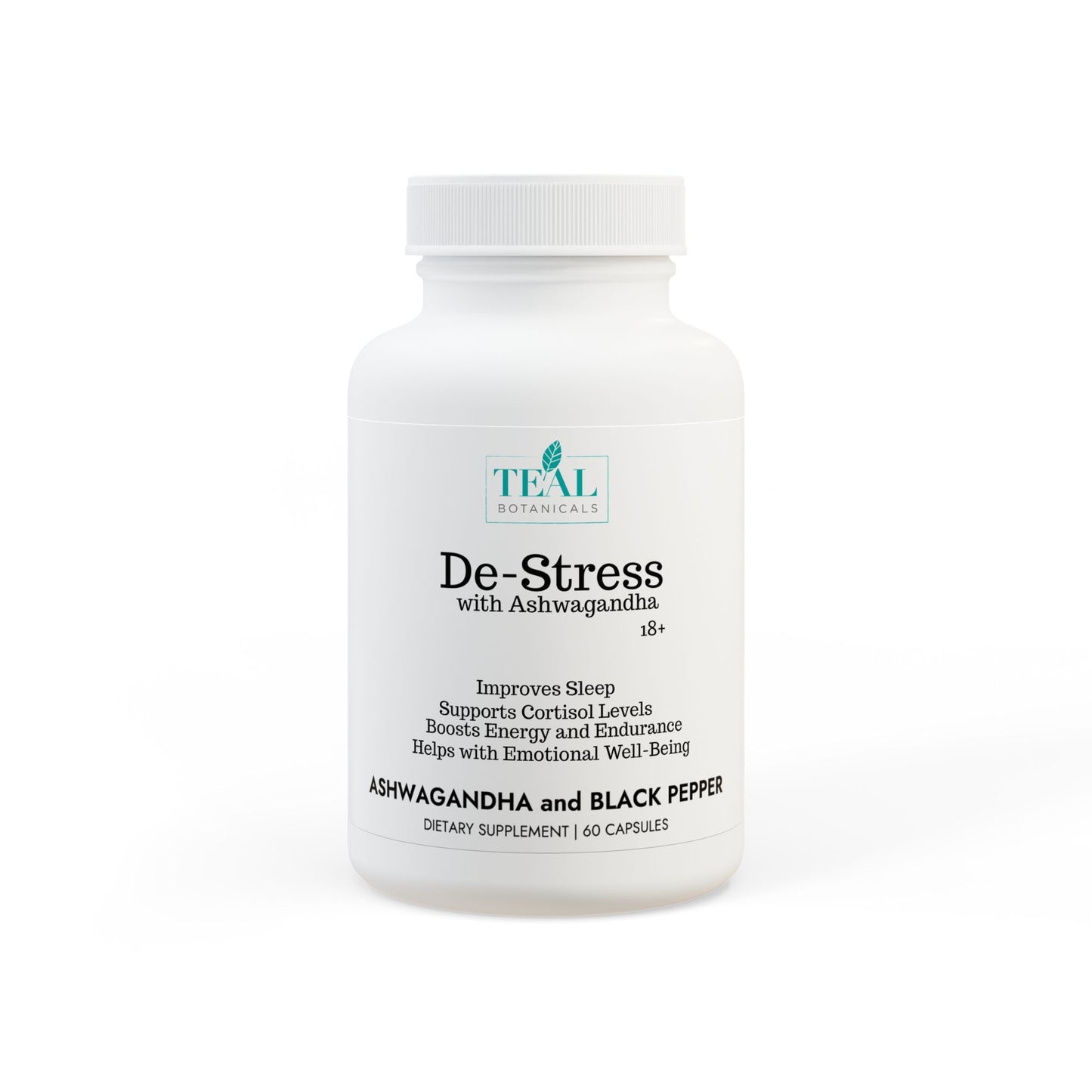 De-Stress with Ashwagandha  (60 capsules)