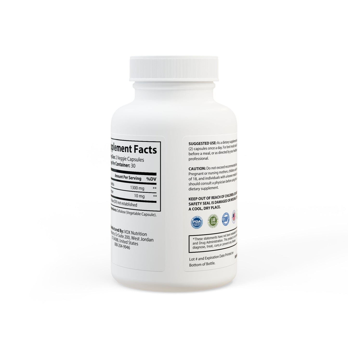 De-Stress with Ashwagandha  (60 capsules)