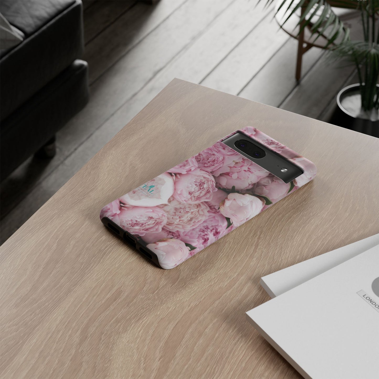Pink Peonies Bouquet Phone Case Iphone and Android