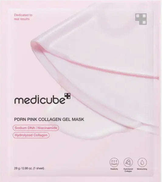 Medicube Jelly Gel Mask with Salmon DNA PDRN Pink Collagen | Overnight Face Mask for Glass Glow Skin | Elasticity, Hydrating, Firming and Moisturizing | Korean Skincare