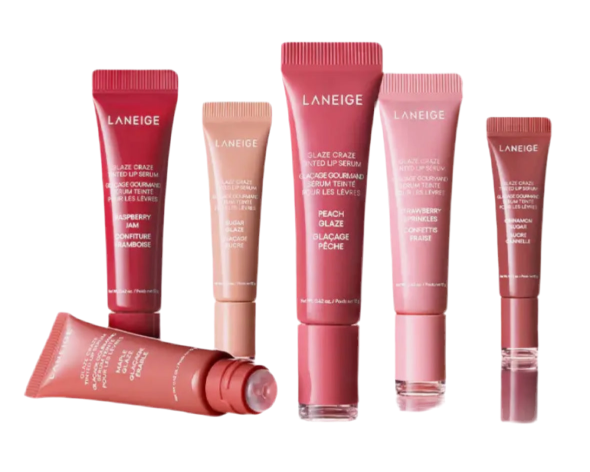 LANEIGE Glaze Craze Tinted Lip Serum: Hydrating Lip Serum for Glossy, Nourished Lips with Plumping Polypeptides