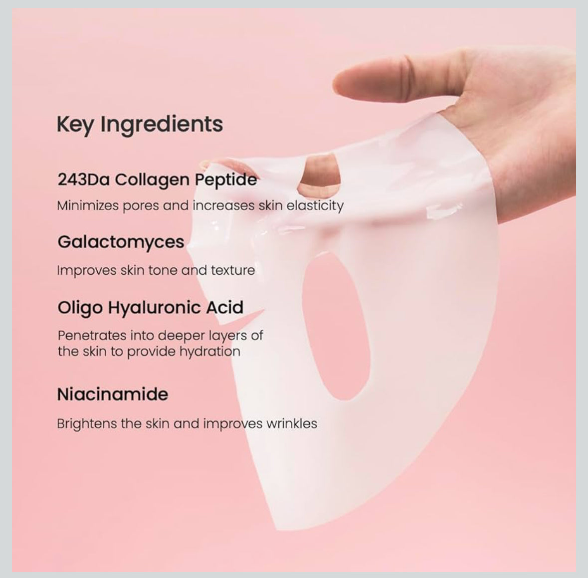 BIODANCE Bio-Collagen Real Deep Mask, Hydrating Overnight Hydrogel Mask, Pore Minimizing, Elasticity, Plumping Improvement, Korean Beauty Skin Care