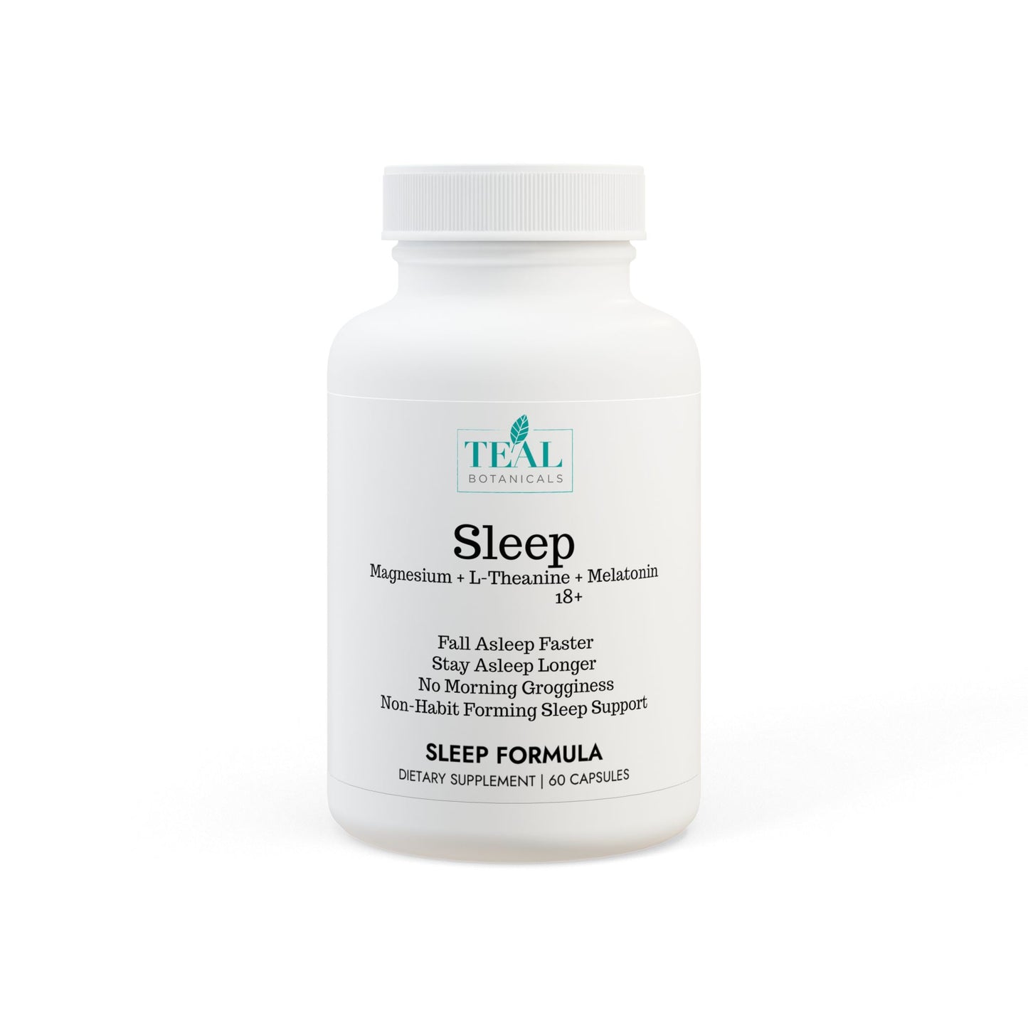 Sleep Supplement with Magnesium,  L-theanine and Melatonin (60 Capsules)