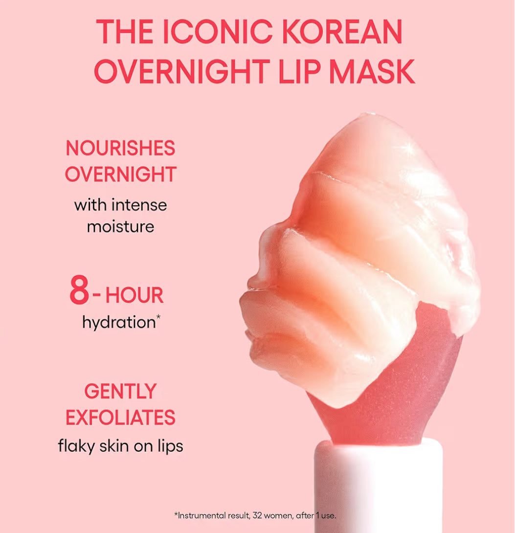 LANEIGE Lip Sleeping Mask MINI  Nourish, Hydrate, Vitamin C, Murumuru & Shea Butter, Antioxidants, Flaky, Dry Lips, berry gummy bear travel size