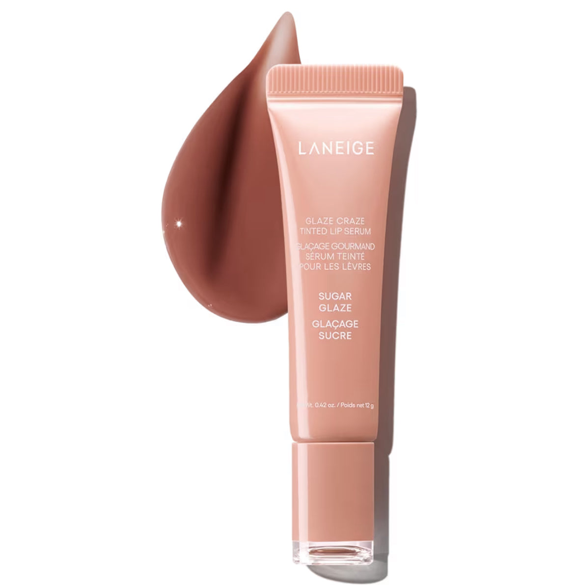 LANEIGE Glaze Craze Tinted Lip Serum: Hydrating Lip Serum for Glossy, Nourished Lips with Plumping Polypeptides